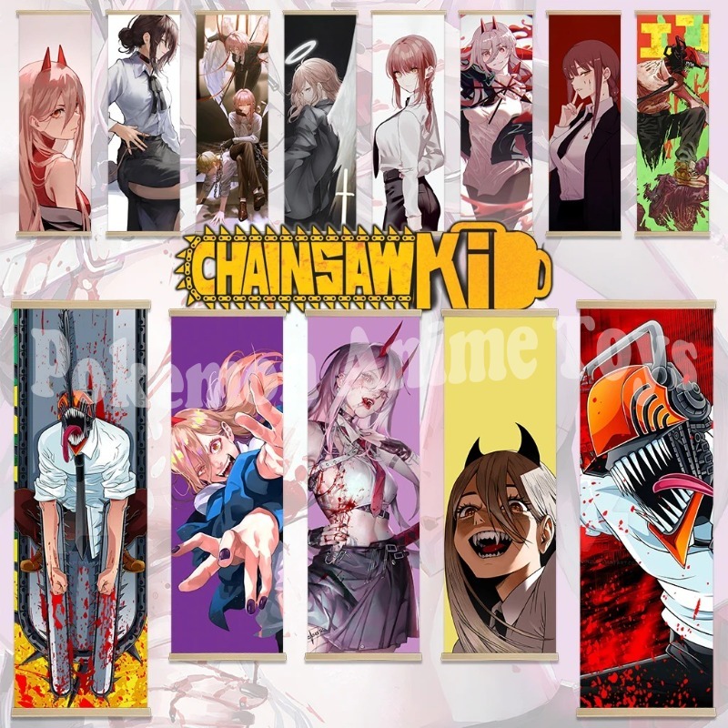 Home Improvement Tv Show - Poster Anime pria Chainsaw lukisan gulir