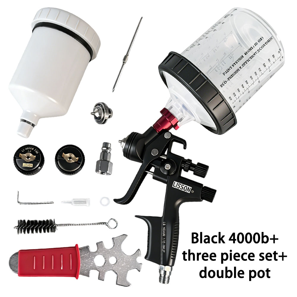 Spray Paint Primer - Pistol Semprot Hvlp dengan Adaptor dan