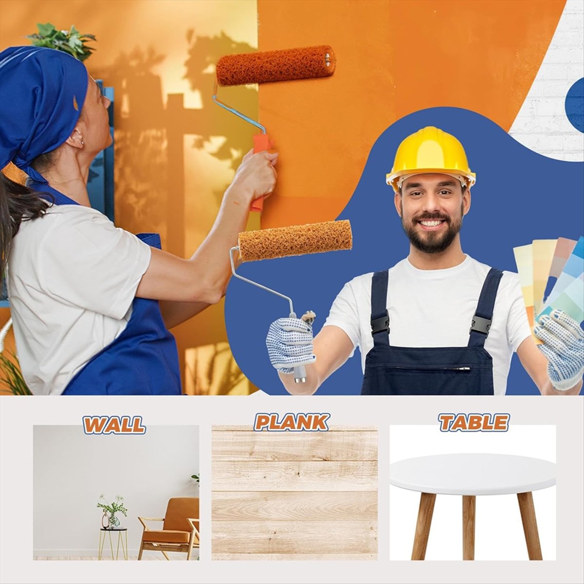 Home Improvement Sales - Penjualan Teratas 3Pcs Set Rol Cat