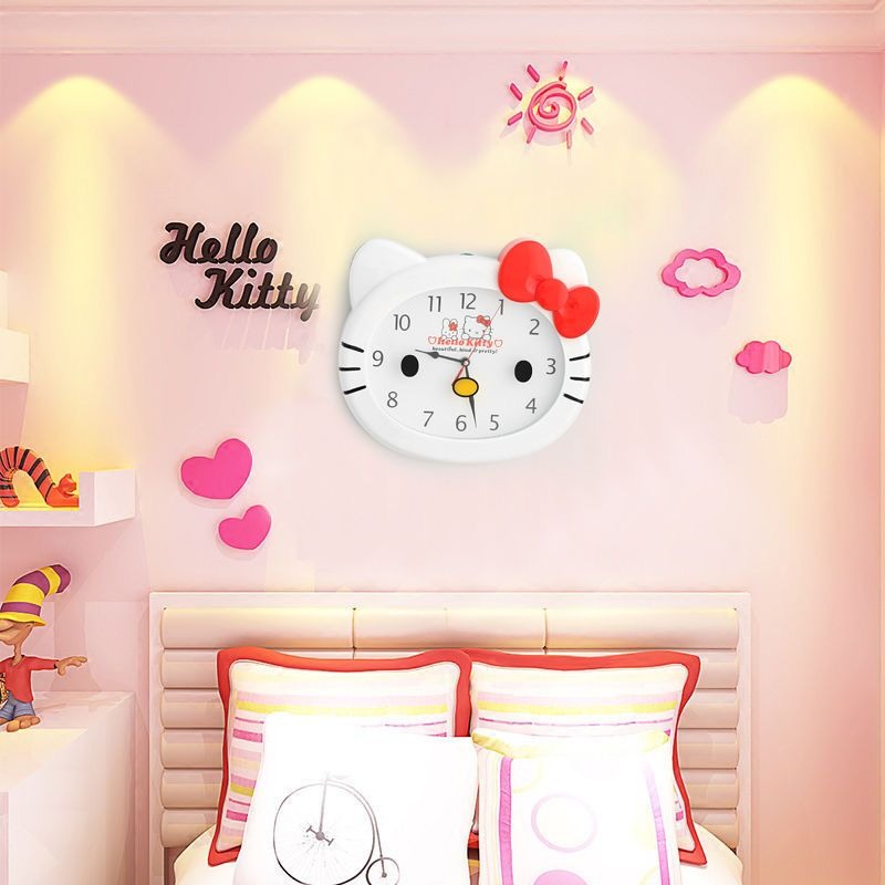 Jam Dinding Senyap HelloKitty  - Home Improvement Tv Show ulasan dan harga