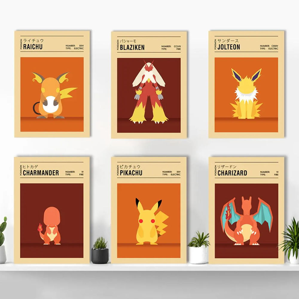 Poster Kanvas Minimalis Pokemo - Home Improvement Tv Show ulasan dan harga