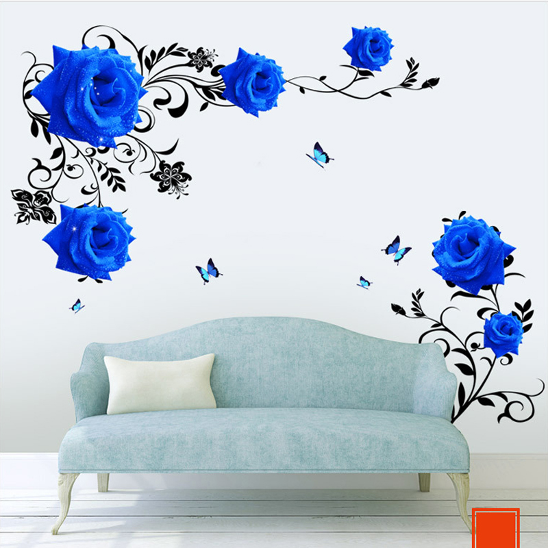 Stiker Dinding Bunga Mawar Bir - Home Improvement Tv Show ulasan dan harga